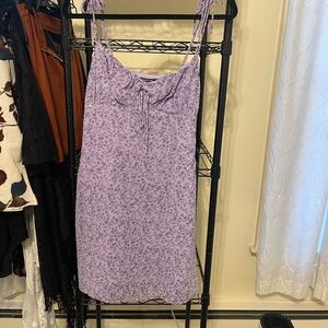 Nasty Gal Lavender Floral Dress